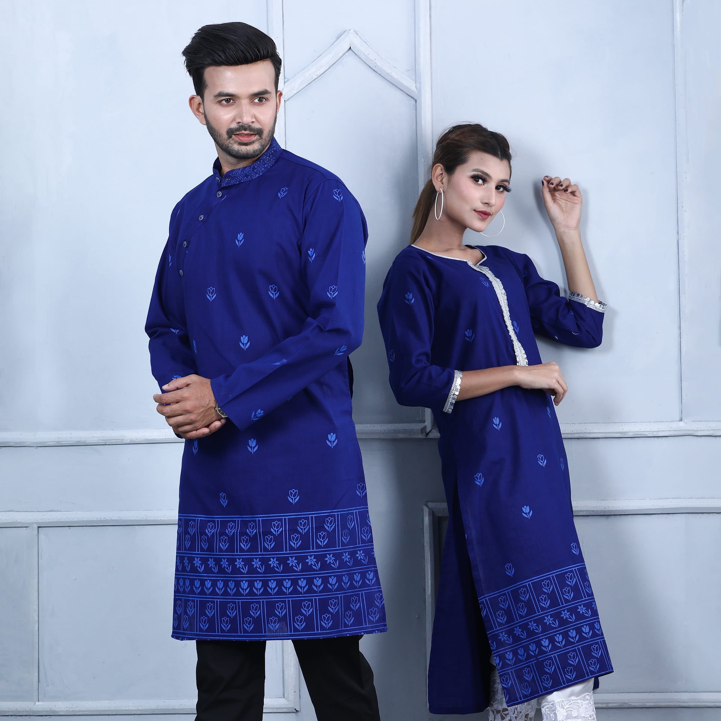 Couple Matching Panjabi & Kameez